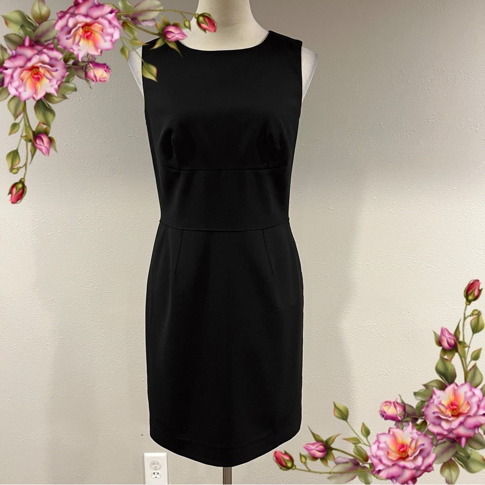 Ann Taylor Elegant Black Sleeveless‎ mini Dress